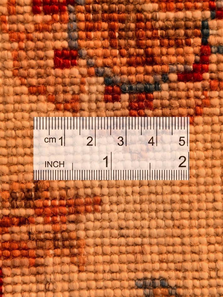 Detail image of 8' 5 x 10' 6 Hand Knotted Peshawar Ziegler Rug