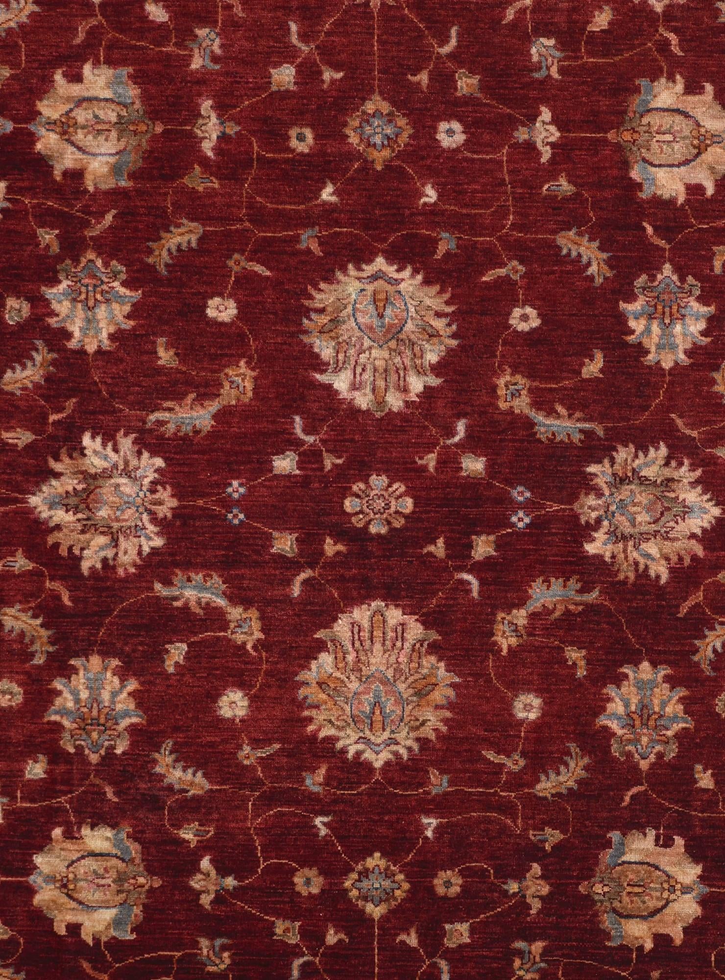 8' 5 x 10' 6 Hand Knotted Peshawar Ziegler Rug