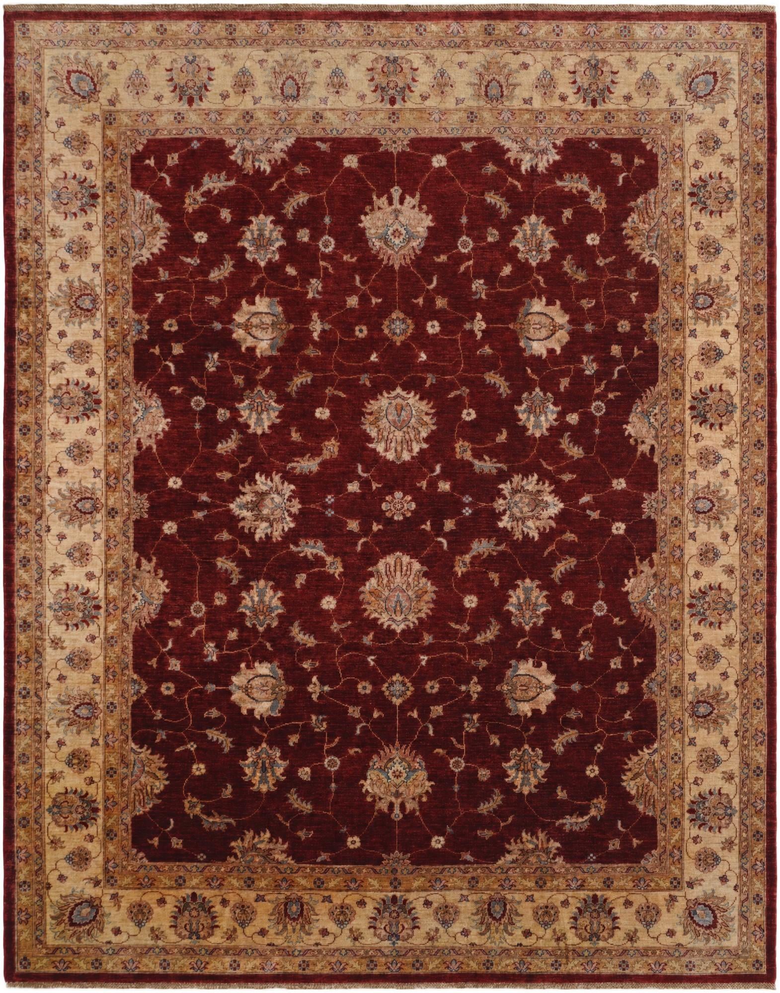 8' 5 x 10' 6 Hand Knotted Peshawar Ziegler Rug