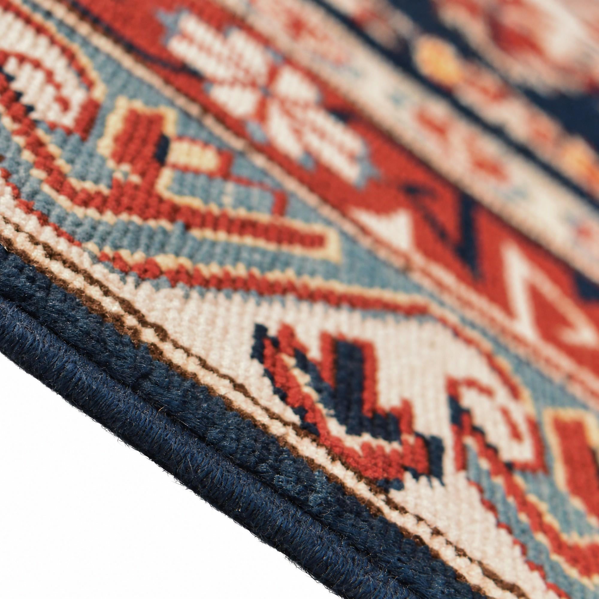130cm x 190cm Noué main Shirvan Tapis