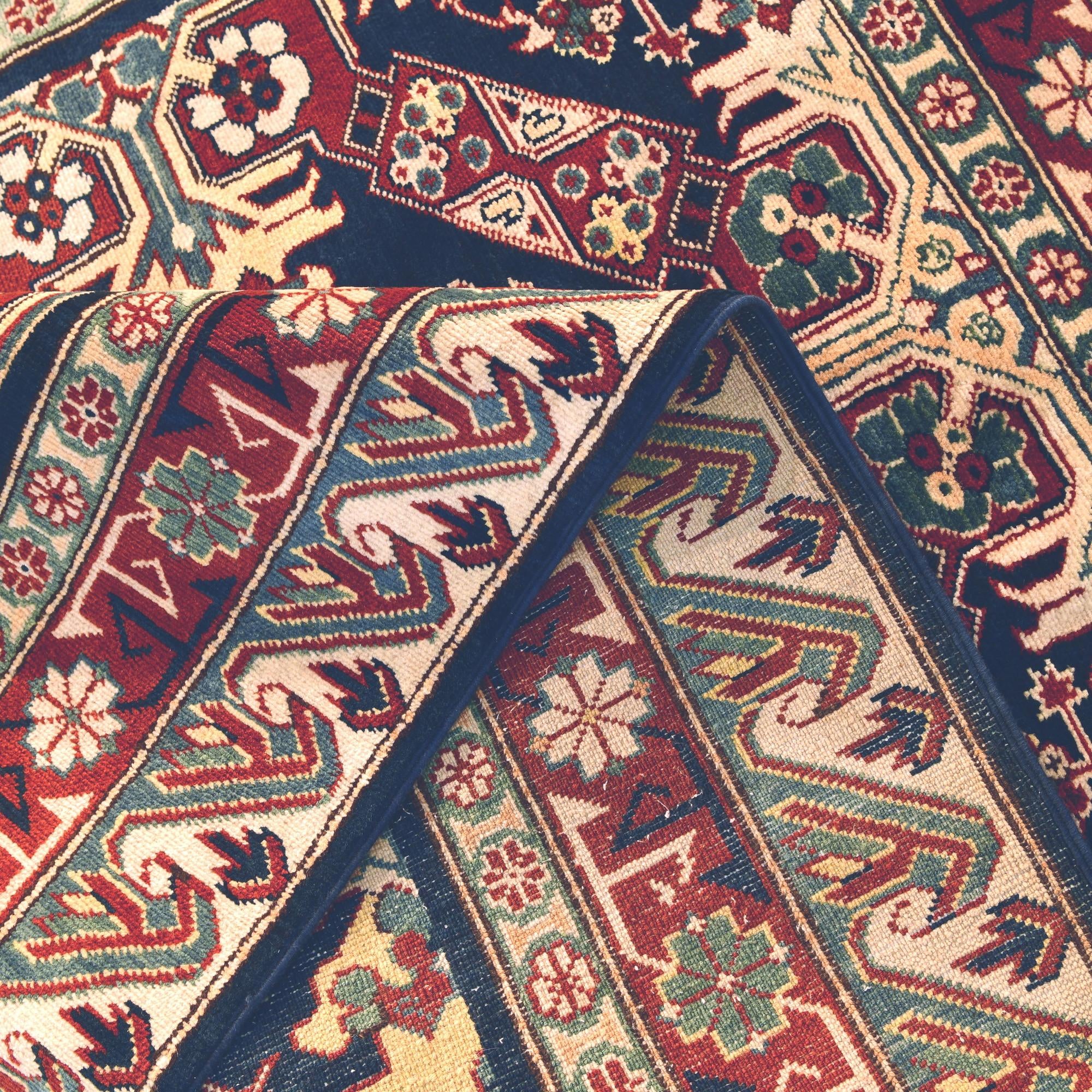 4' 2 x 6' 3 Hand Knotted Shirvan Rug
