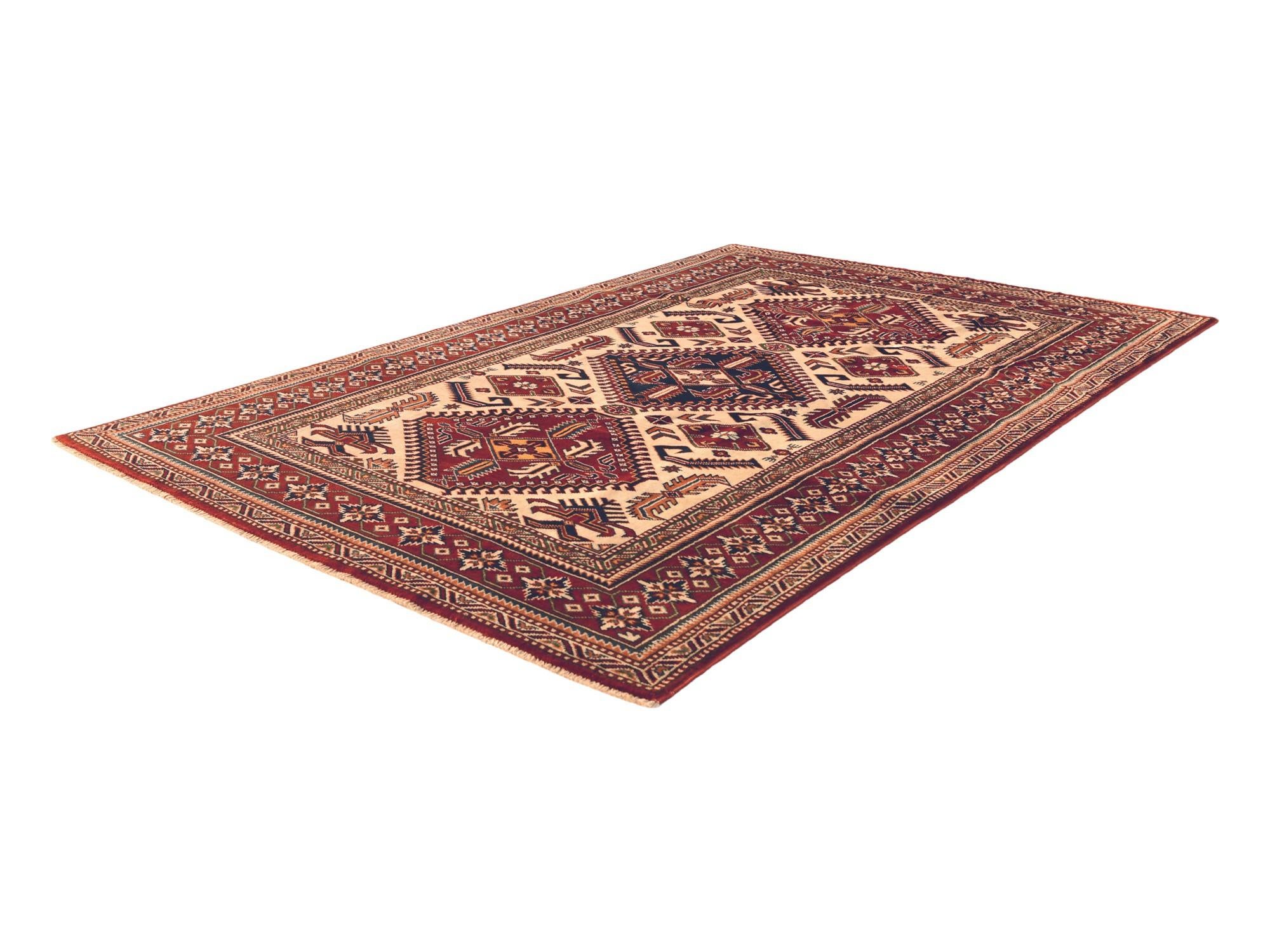 4' 2 x 6' 3 Hand Knotted Shirvan Rug