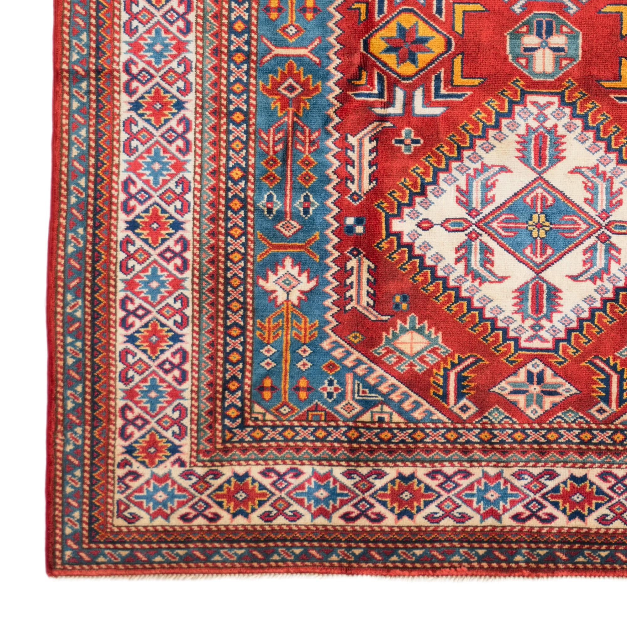 125cm x 190cm Hand Knotted Shirvan Rug