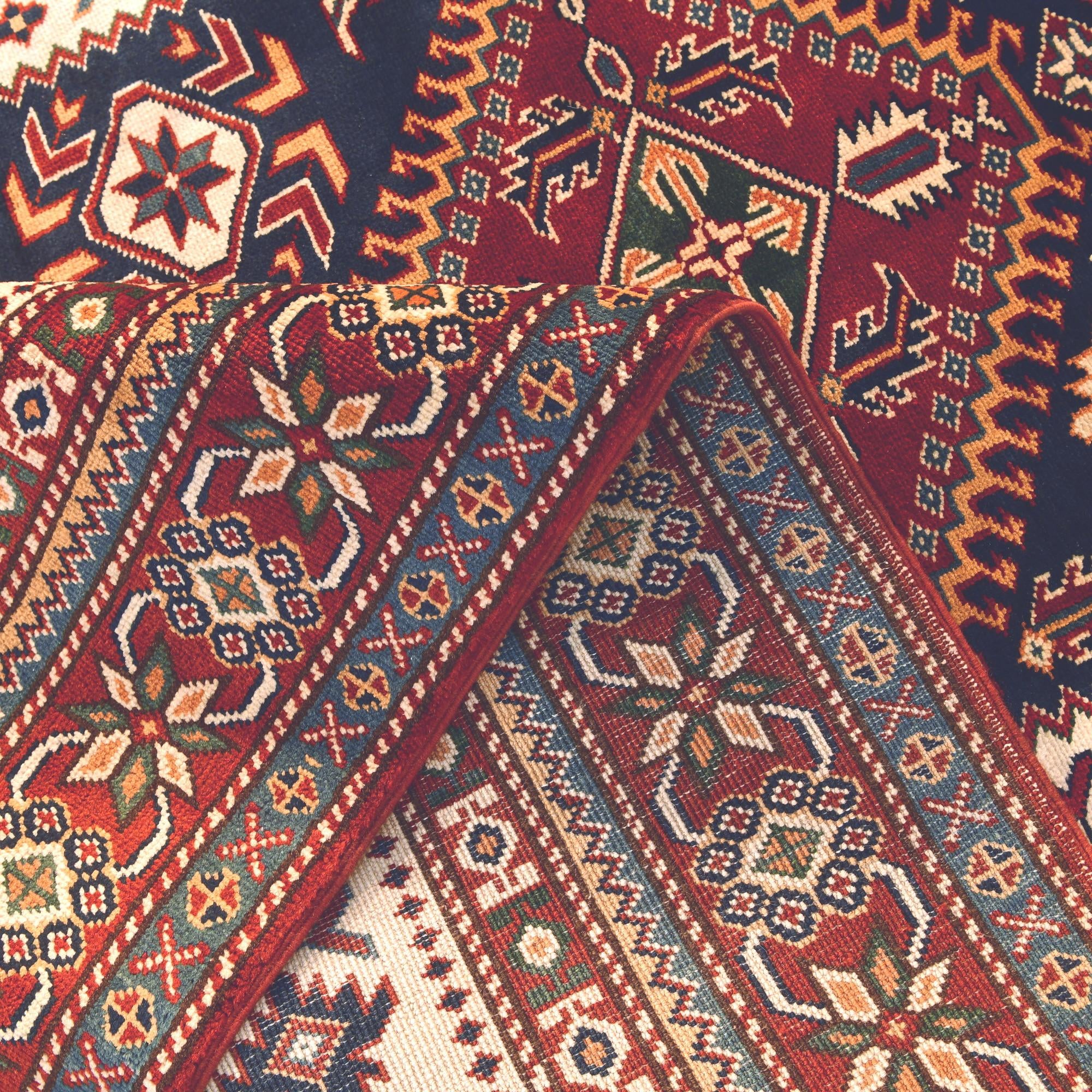 4' 4 x 6' 1 Hand Knotted Shirvan Rug