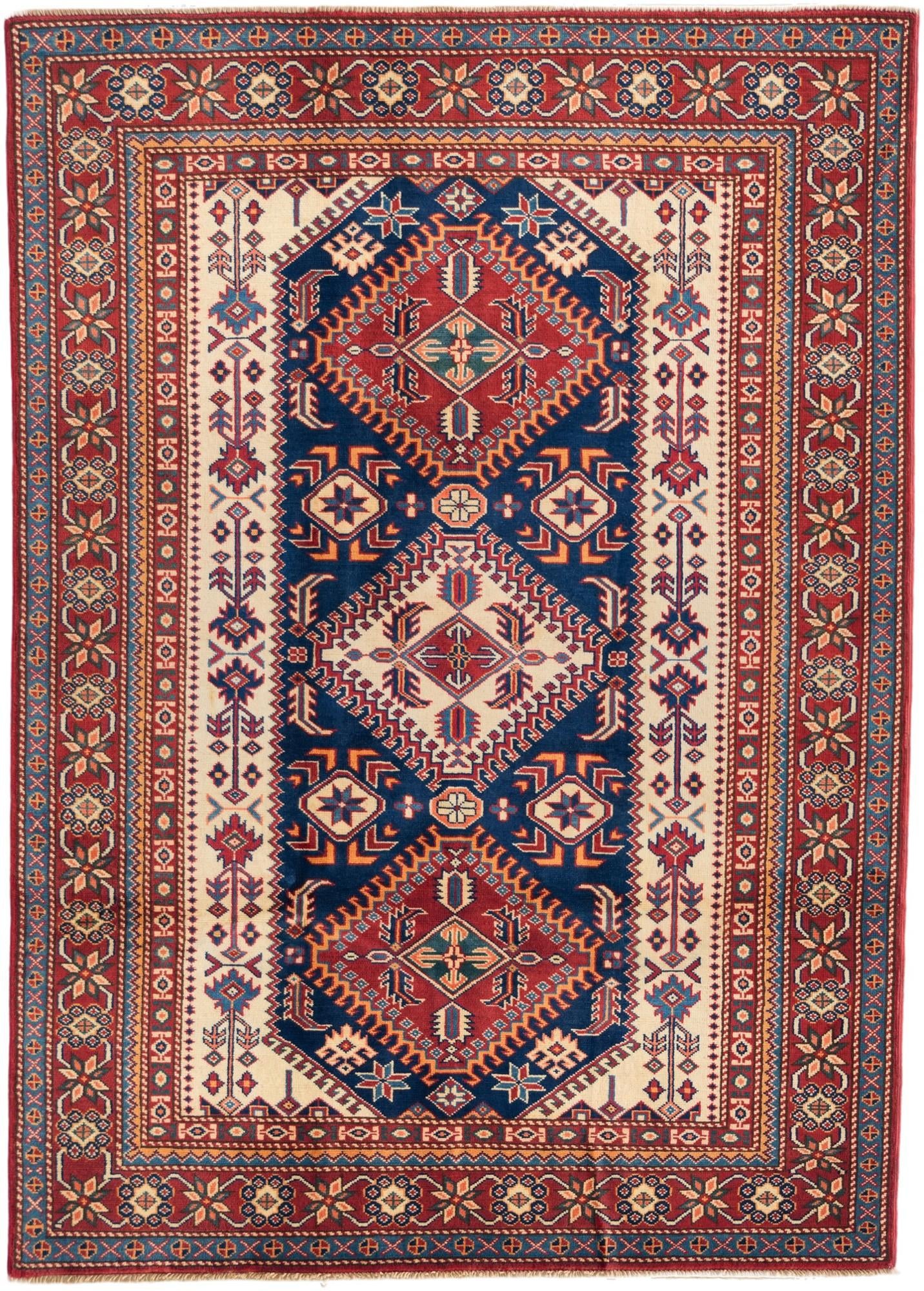 4' 4 x 6' 1 Hand Knotted Shirvan Rug