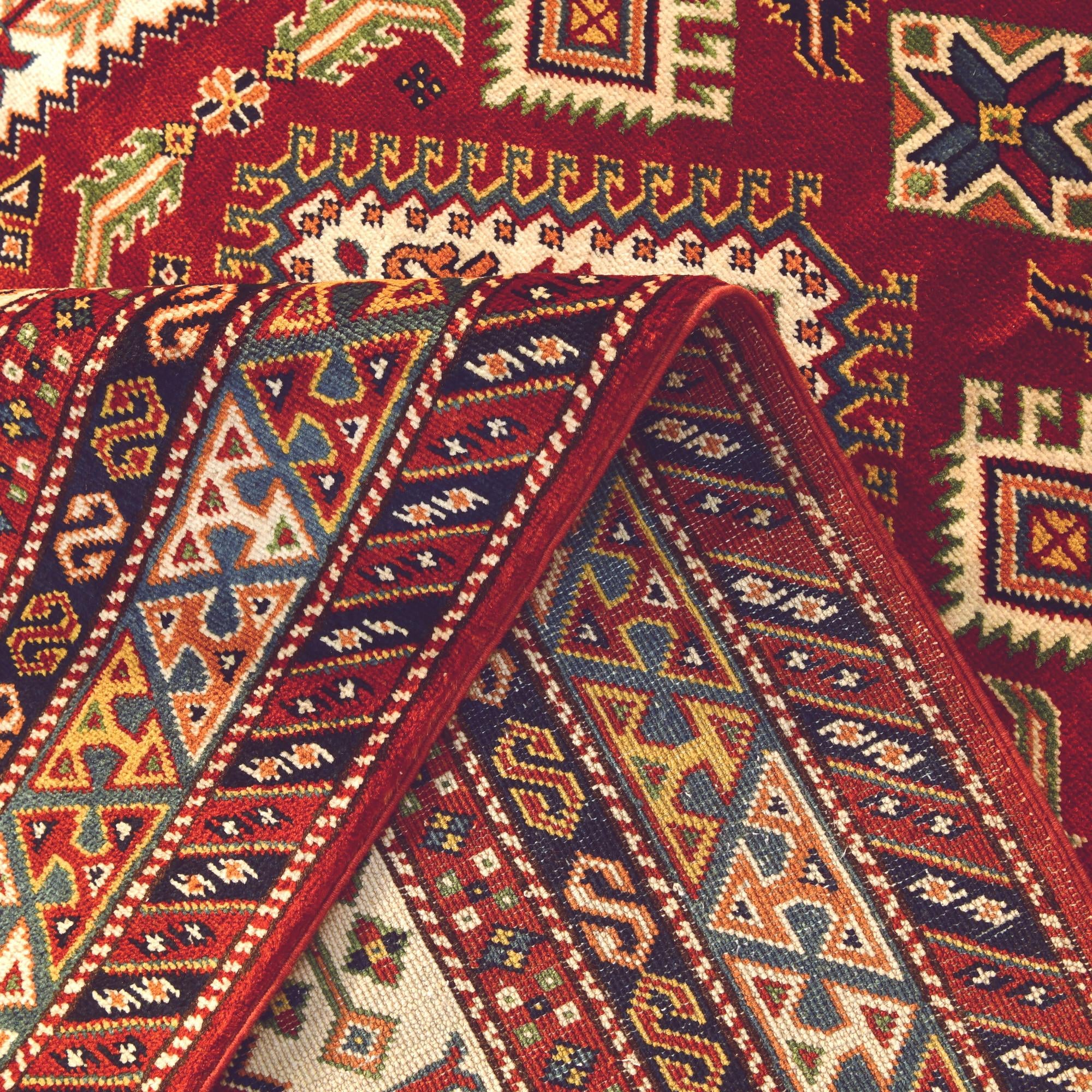 4' 4 x 6' 6 Hand Knotted Shirvan Rug