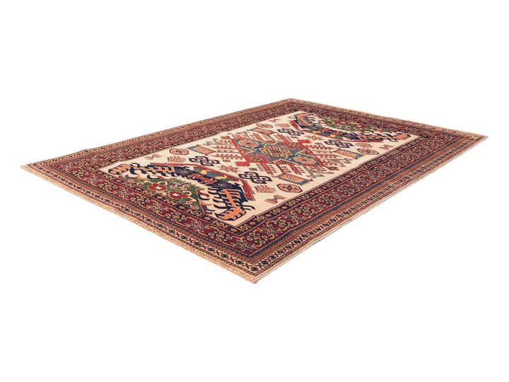4' 2 x 5' 8 Hand Knotted Shirvan Rug