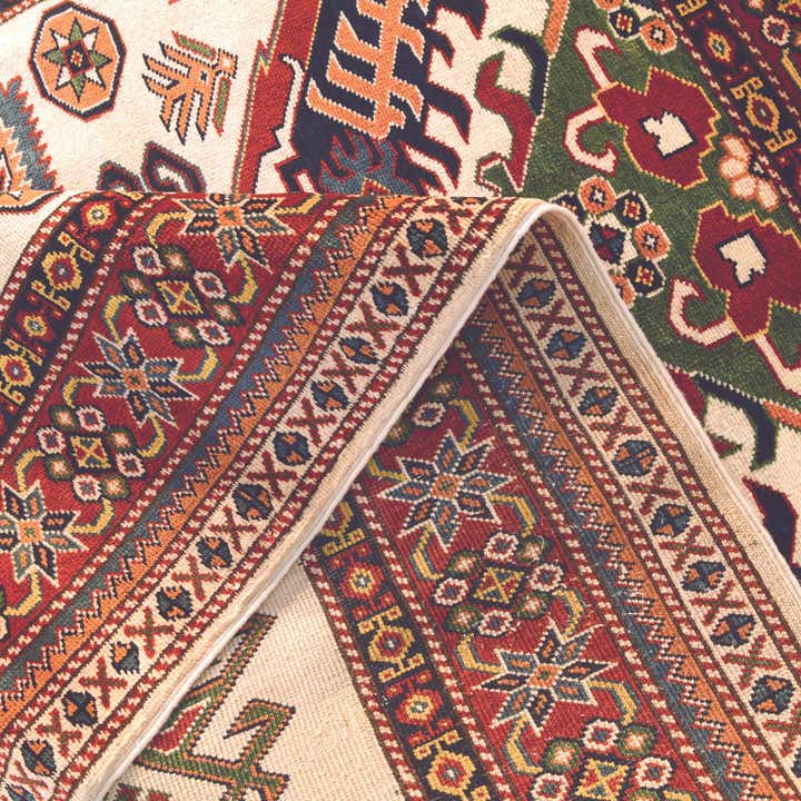 4' 2 x 5' 8 Hand Knotted Shirvan Rug
