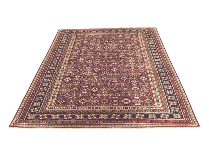 5' 1 x 7' 3 Hand Knotted Shirvan Rug