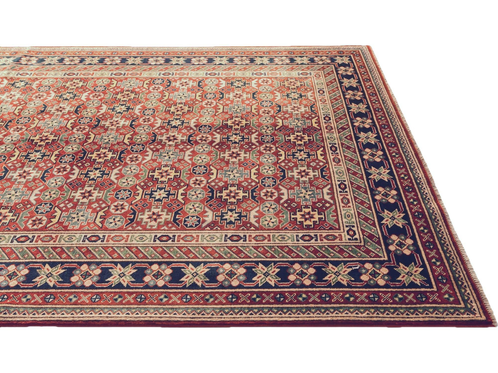 5' 1 x 7' 3 Hand Knotted Shirvan Rug