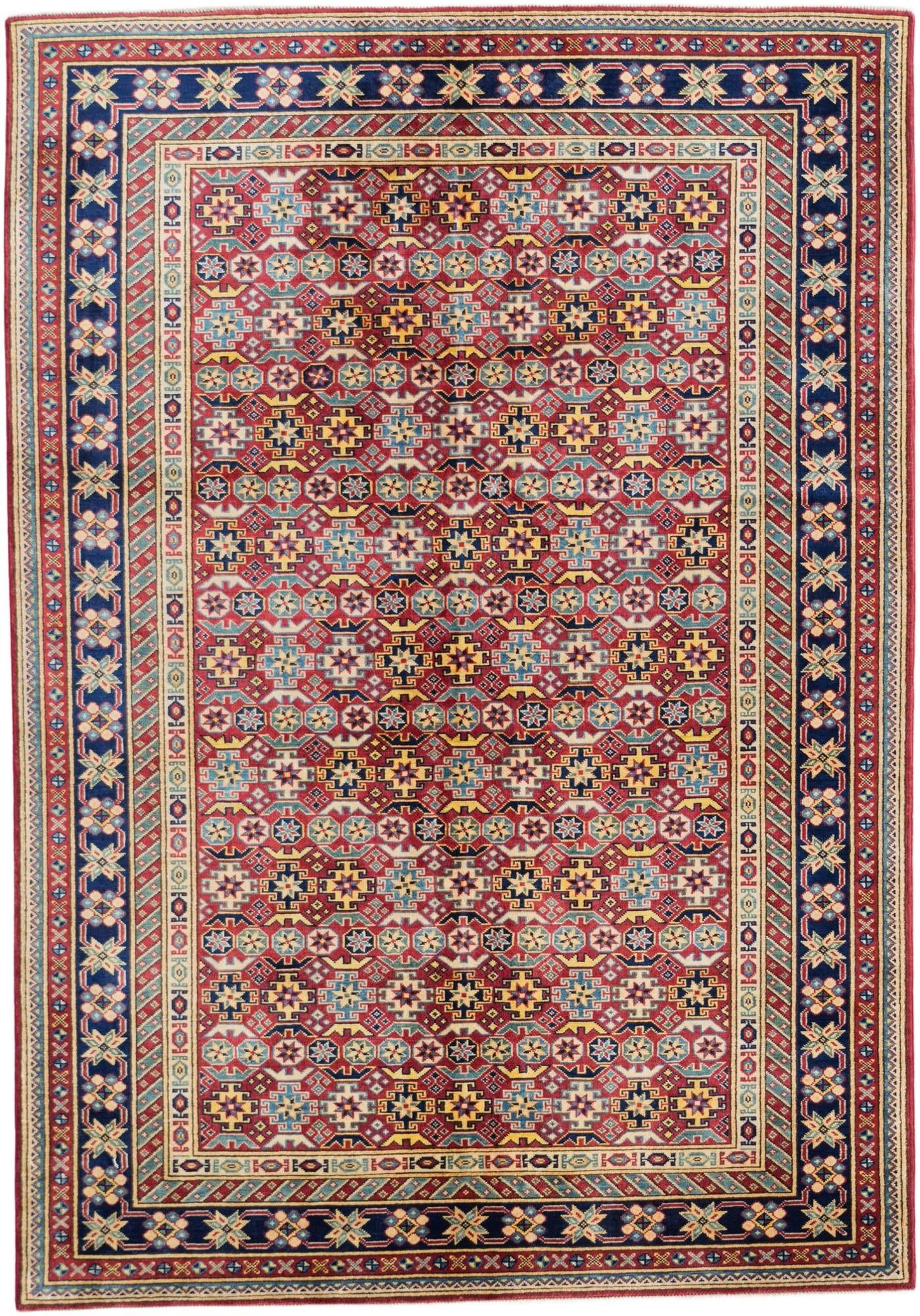 5' 1 x 7' 3 Hand Knotted Shirvan Rug