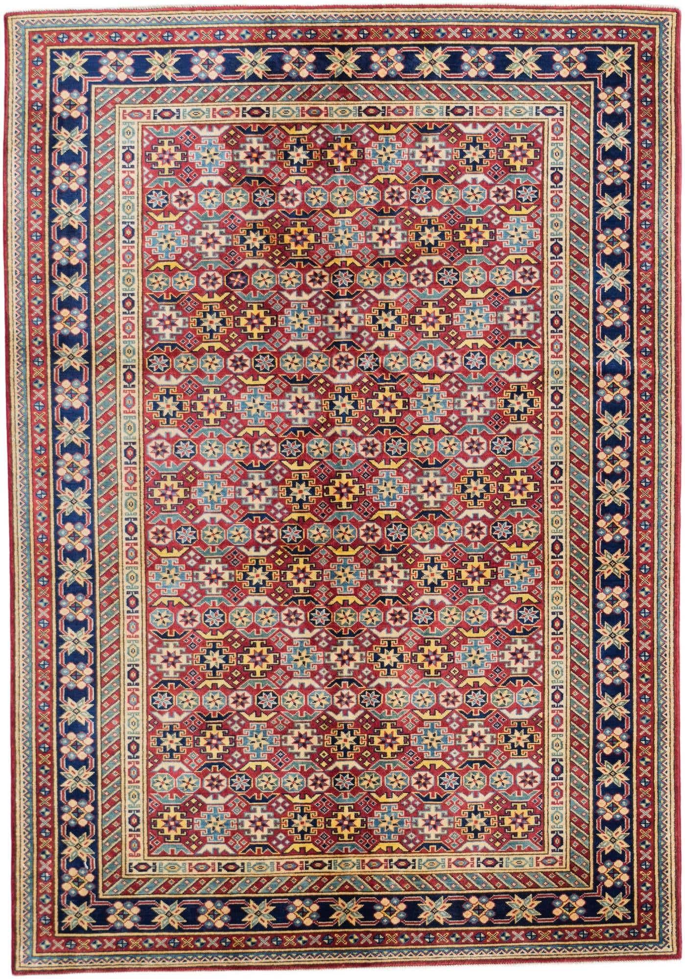 5' 1 x 7' 3 Hand Knotted Shirvan Rug