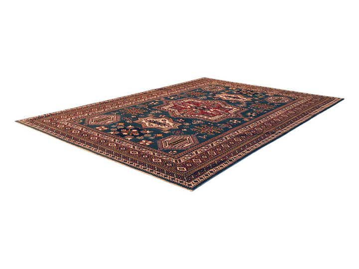 5' 10 x 8' 2 Hand Knotted Shirvan Rug