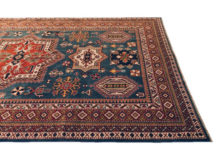 Detail image of 5' 10 x 8' 2 Hand Knotted Shirvan Rug