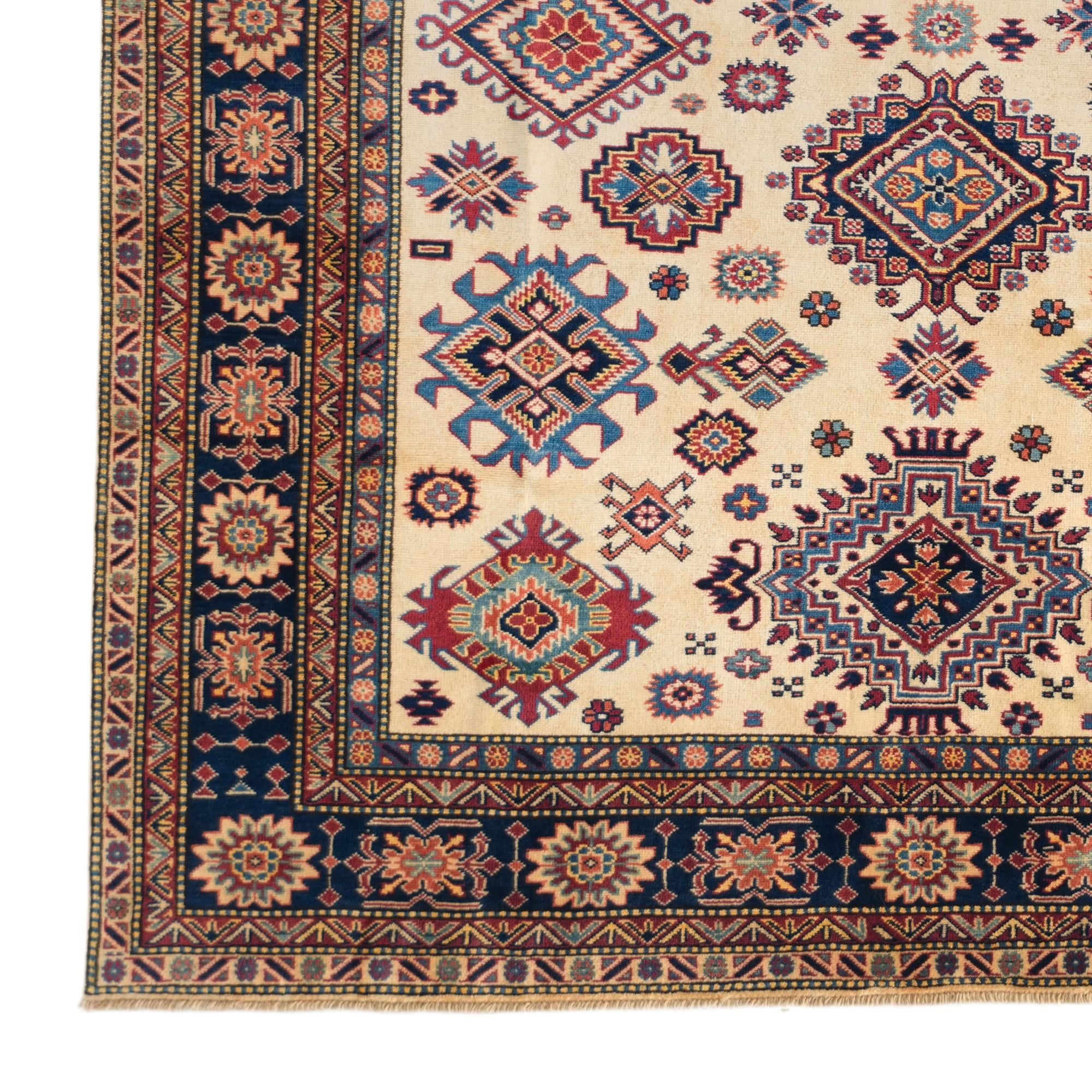 5' 11 x 8' 10 Hand Knotted Shirvan Rug