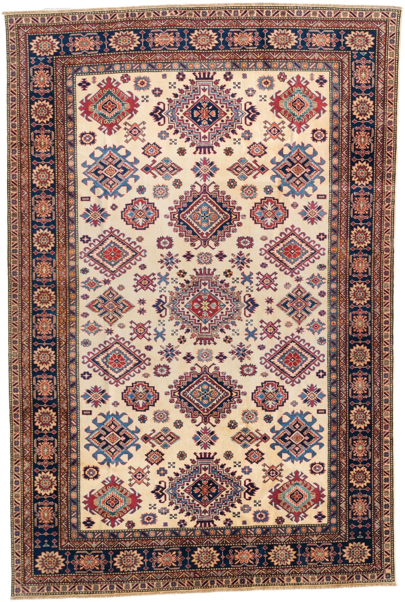 5' 11 x 8' 10 Hand Knotted Shirvan Rug
