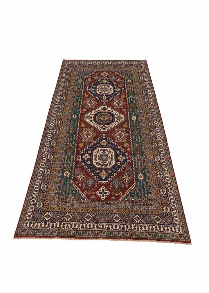 6' 10 x 9' 10 Hand Knotted Shirvan Rug