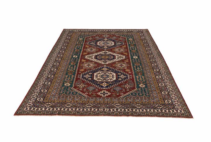 6' 10 x 9' 10 Hand Knotted Shirvan Rug
