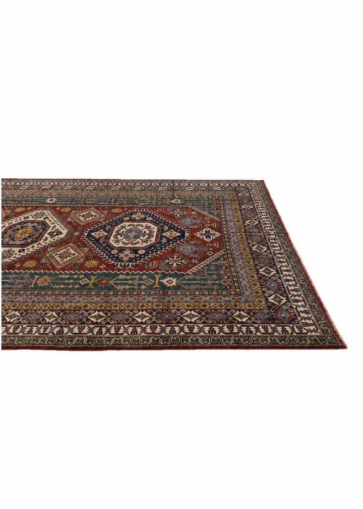 6' 10 x 9' 10 Hand Knotted Shirvan Rug