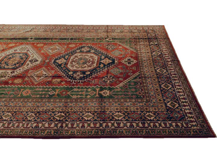 6' 10 x 9' 10 Hand Knotted Shirvan Rug