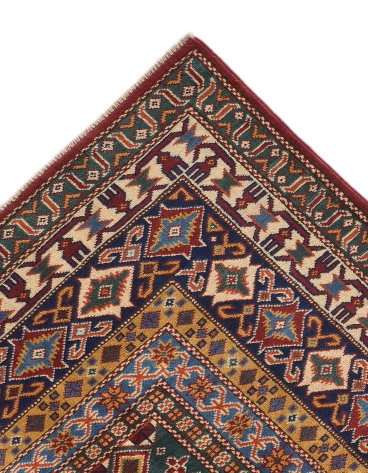 Detail image of 6' 10 x 9' 10 Hand Knotted Shirvan Rug