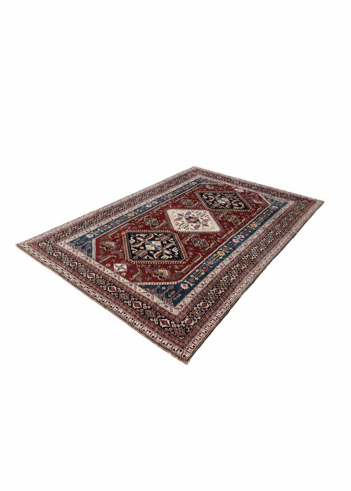 7' 1 x 10' 2 Hand Knotted Shirvan Rug