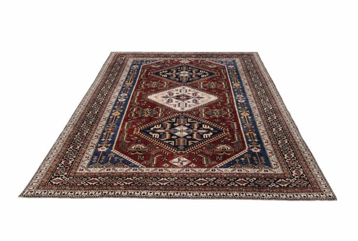 Detail image of 7' 1 x 10' 2 Hand Knotted Shirvan Rug