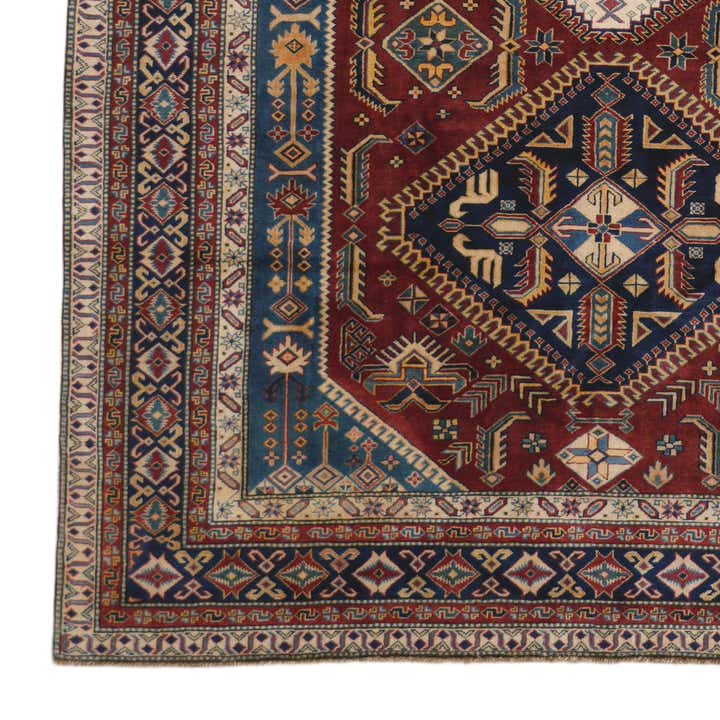 7' 1 x 10' 2 Hand Knotted Shirvan Rug
