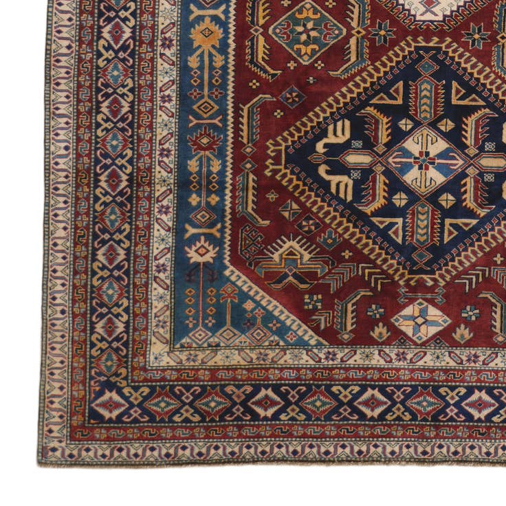 Detail image of 7' 1 x 10' 2 Hand Knotted Shirvan Rug