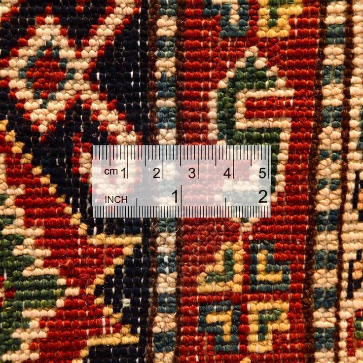 Detail image of 7' 1 x 10' 2 Hand Knotted Shirvan Rug