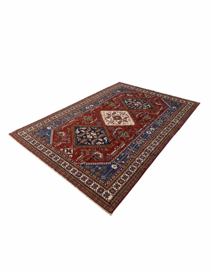 Detail image of 6' 11 x 10' 1 Hand Knotted Shirvan Rug