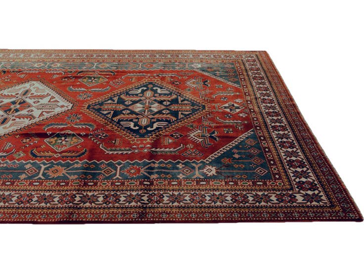 Detail image of 6' 11 x 10' 1 Hand Knotted Shirvan Rug
