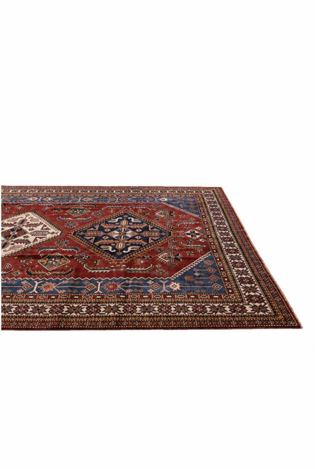 Detail image of 6' 11 x 10' 1 Hand Knotted Shirvan Rug
