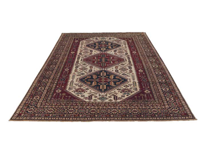 7' 3 x 11' 1 Hand Knotted Shirvan Rug