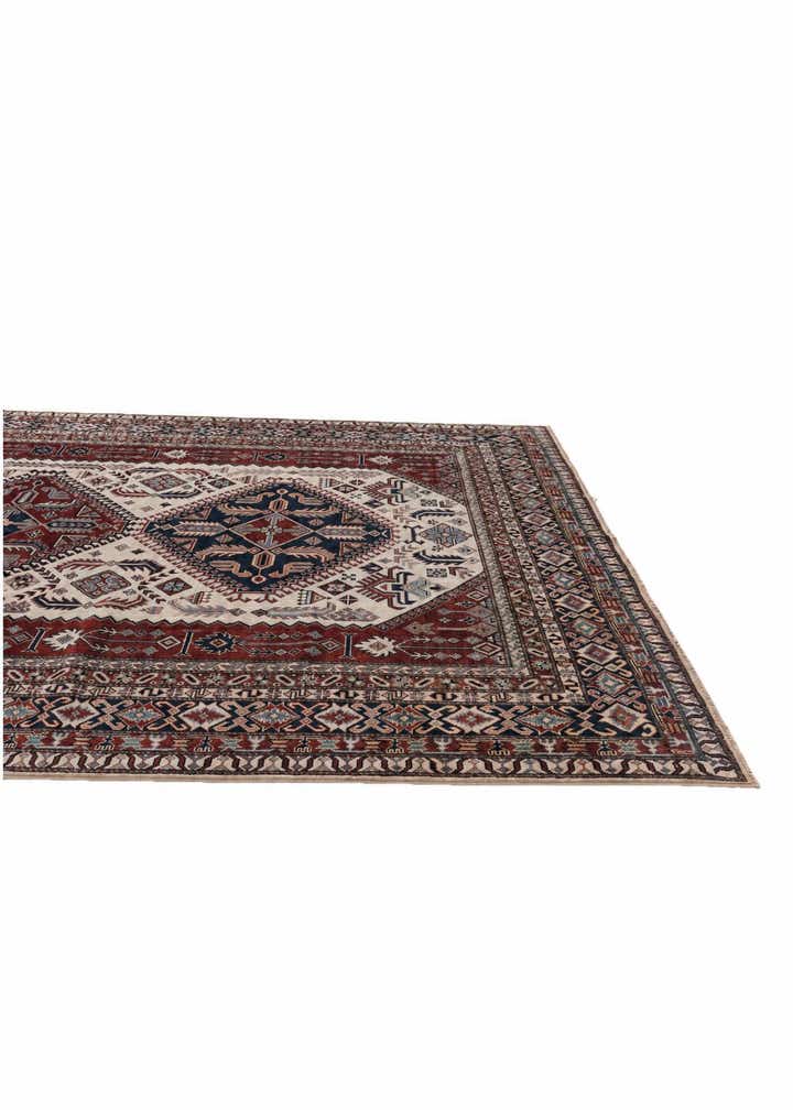 7' 3 x 11' 1 Hand Knotted Shirvan Rug