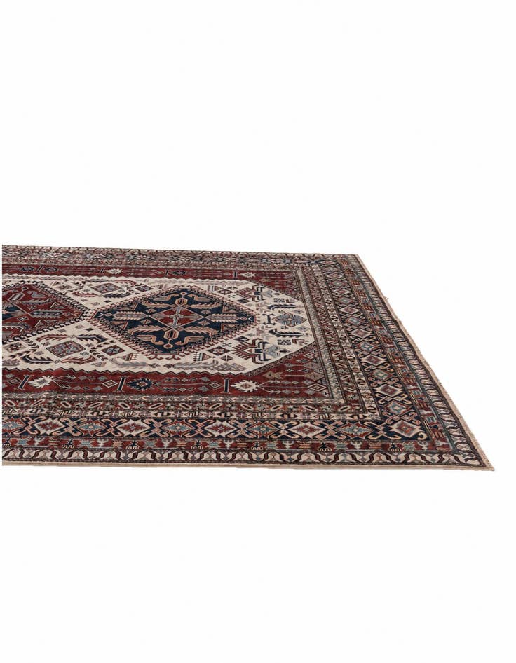 Detail image of 7' 3 x 11' 1 Hand Knotted Shirvan Rug