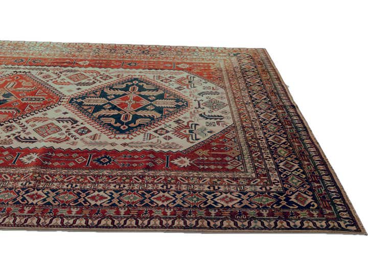 7' 3 x 11' 1 Hand Knotted Shirvan Rug