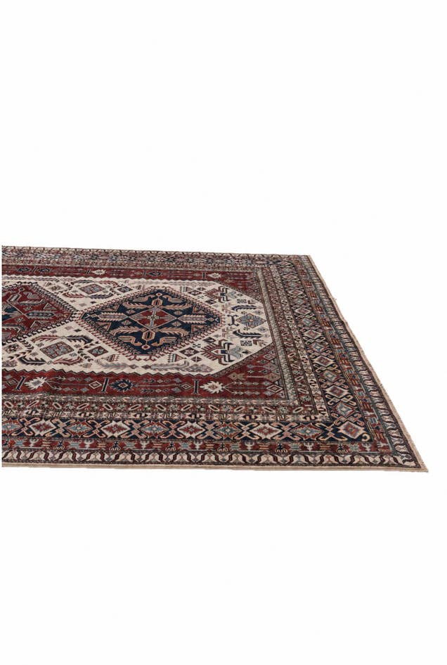 Detail image of 7' 3 x 11' 1 Hand Knotted Shirvan Rug