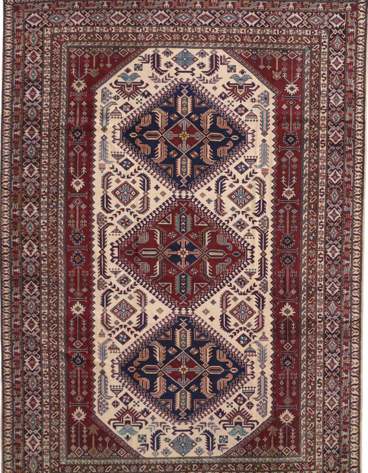 Detail image of 7' 3 x 11' 1 Hand Knotted Shirvan Rug