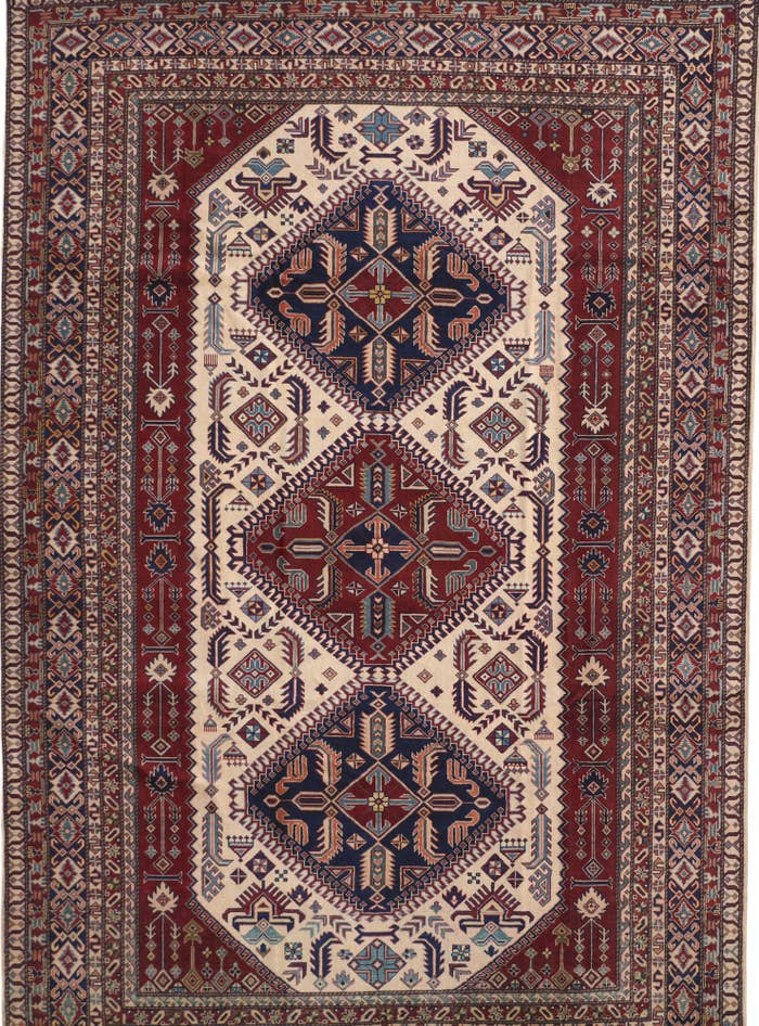 Detail image of 7' 3 x 11' 1 Hand Knotted Shirvan Rug