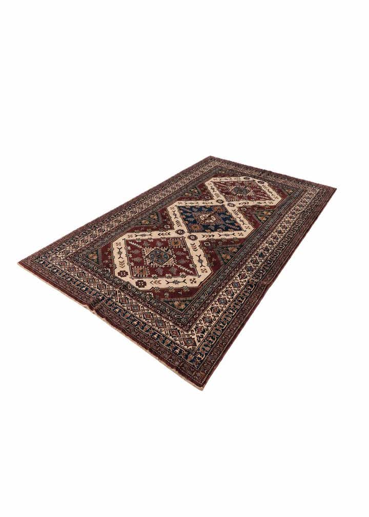 6' x 9' 8 Hand Knotted Shirvan Rug