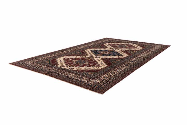 6' x 9' 8 Hand Knotted Shirvan Rug