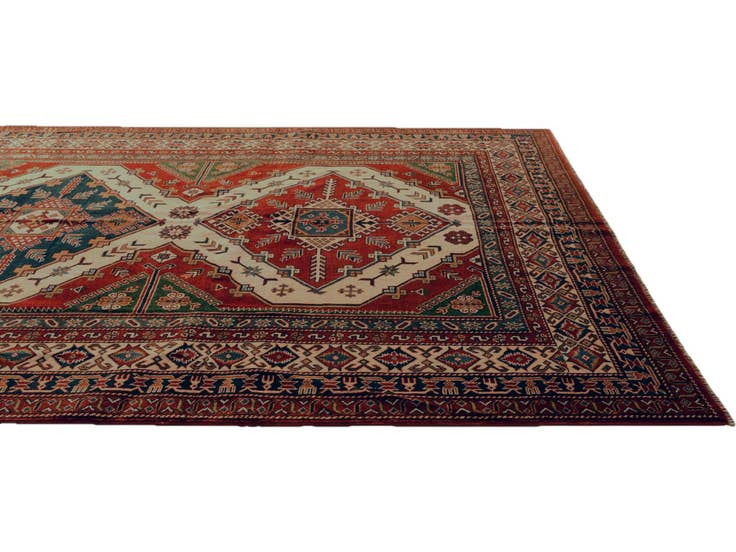 Detail image of 6' x 9' 8 Hand Knotted Shirvan Rug