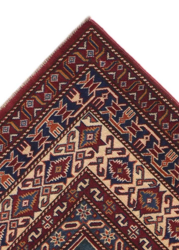 6' x 9' 8 Hand Knotted Shirvan Rug