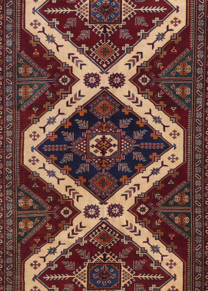 6' x 9' 8 Hand Knotted Shirvan Rug