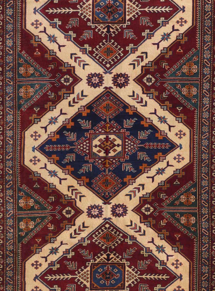 6' x 9' 8 Hand Knotted Shirvan Rug