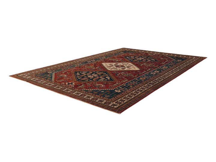 6' 9 x 9' 9 Hand Knotted Shirvan Rug