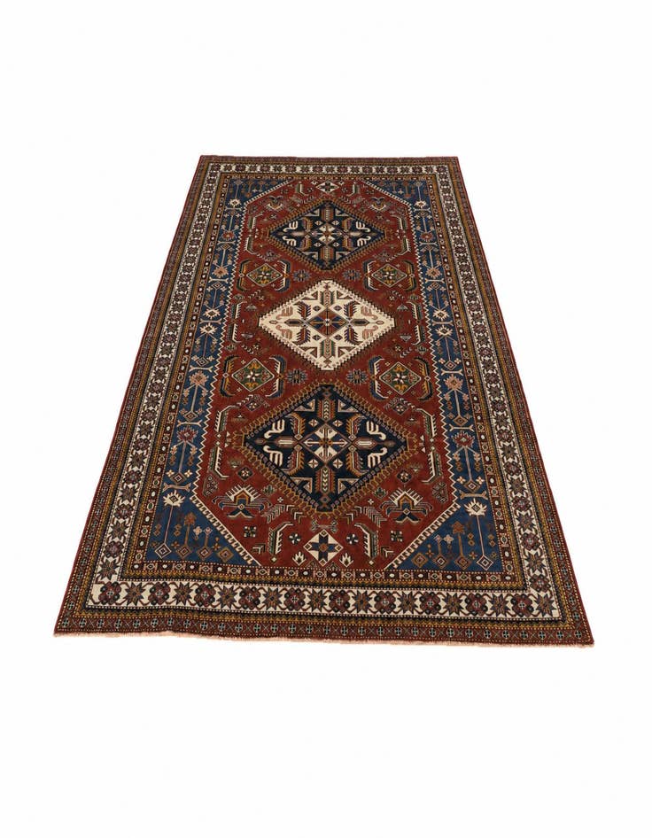Detail image of 6' 9 x 9' 9 Hand Knotted Shirvan Rug