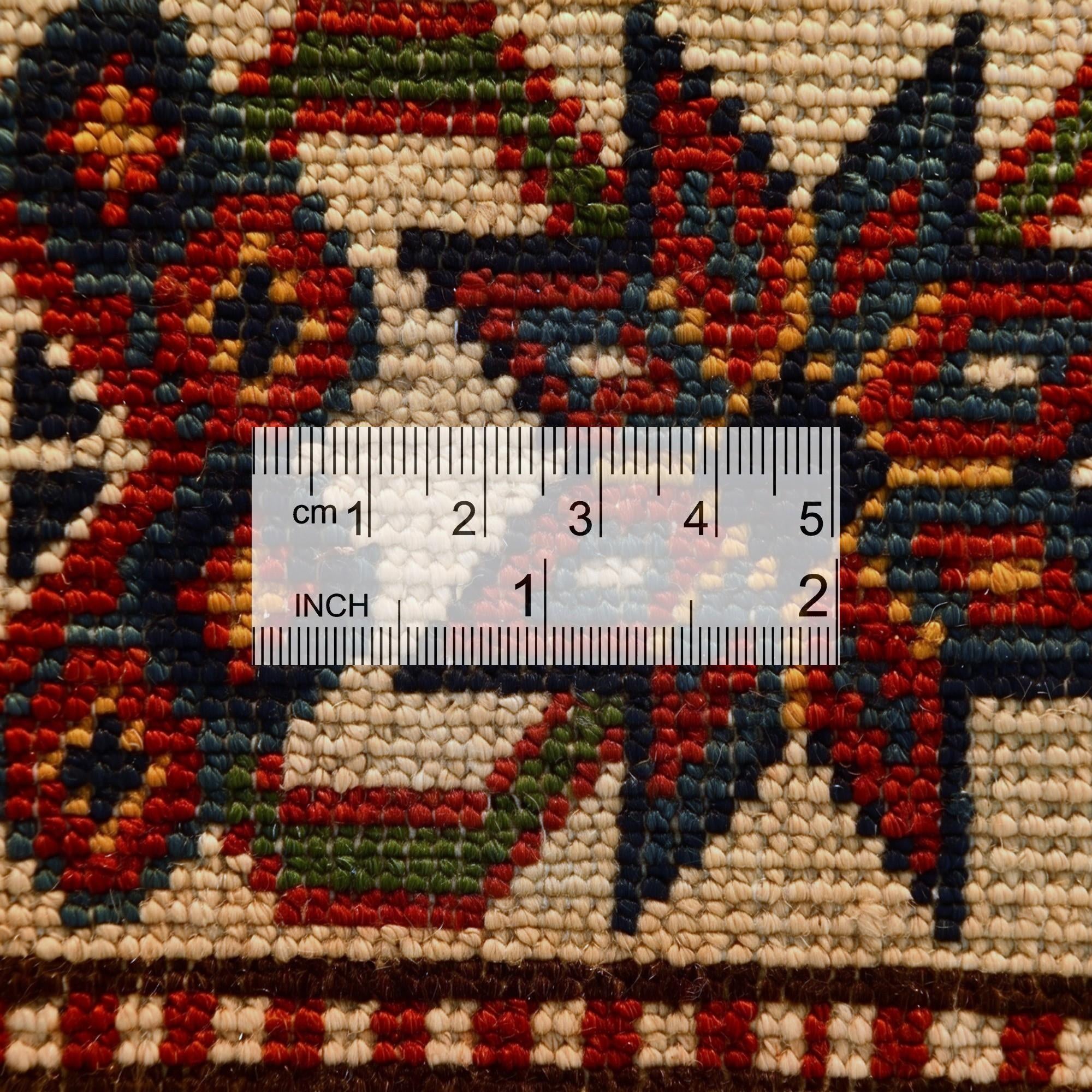 6' 9 x 9' 9 Hand Knotted Shirvan Rug