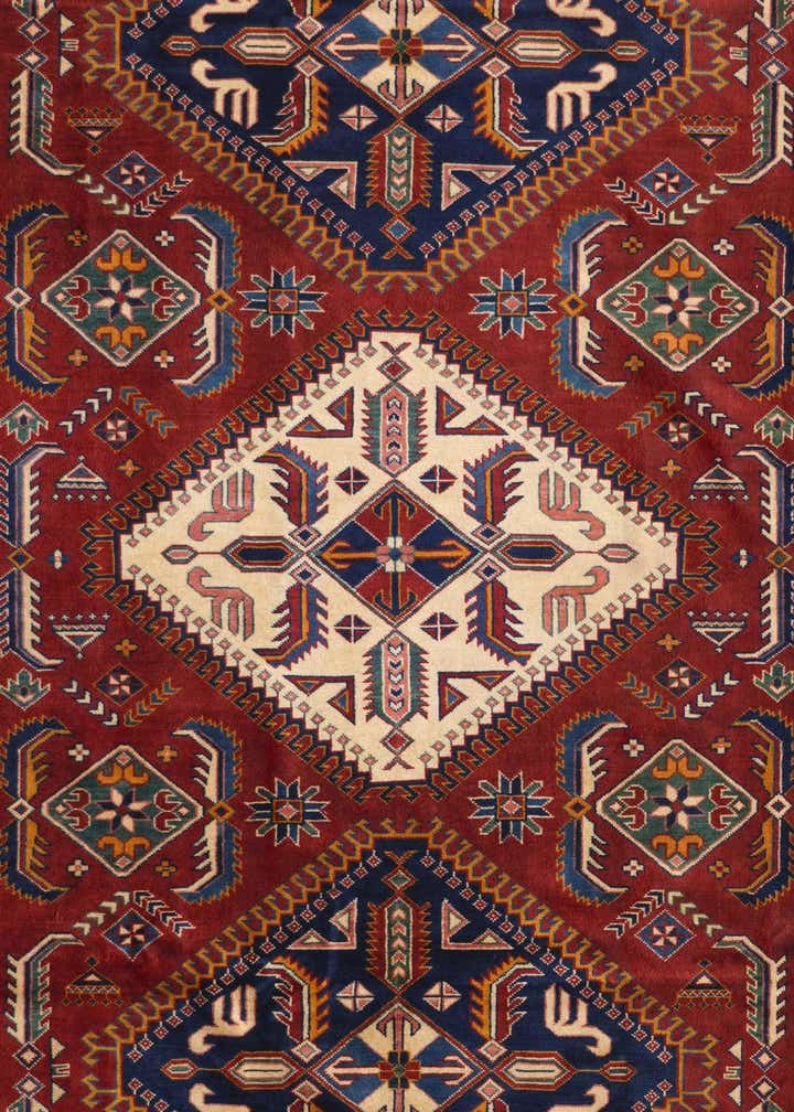 6' 9 x 9' 9 Hand Knotted Shirvan Rug